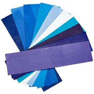 Wachsplatten efco, Wachs, Blau Mischung, 20x5x0,05 cm