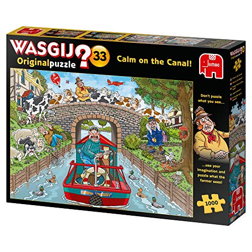Wasgij-Puzzle Jumbo Puzzles Wasgij Original 33 Ruhe am Kanal