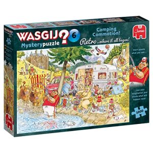 Wasgij-Puzzle Jumbo Wagij Retro Mystery 6 Camping-Wahnsinn