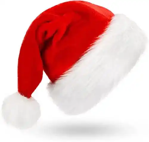 Weihnachtsmütze Ptsaying Kinder Nikolausmütze Plüsch