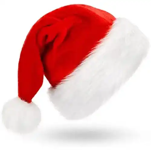 Weihnachtsmütze Ptsaying Kinder Nikolausmütze Plüsch