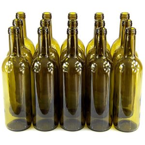 Weinflaschen leer MADE IN ITALY 15 STK. 750ml Olivgrün