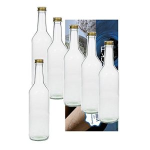 Weinflaschen leer Vitrea 10 Leere Glasflaschen 1000ml 1 Liter