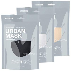 Wiederverwendbare Masken Basic Sense 3 Packungen waschbar