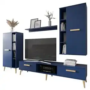 Wohnwand KRYSPOL Modus Anbauwand, Wohnzimmer-Set