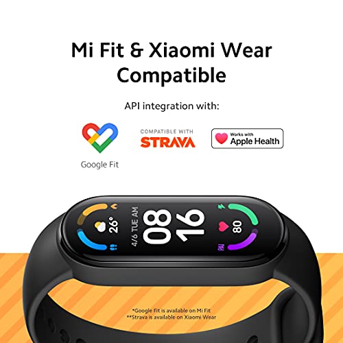 Xiaomi-Smartwatch Xiaomi Mi Smart Band 6, 30 Trainings Modi