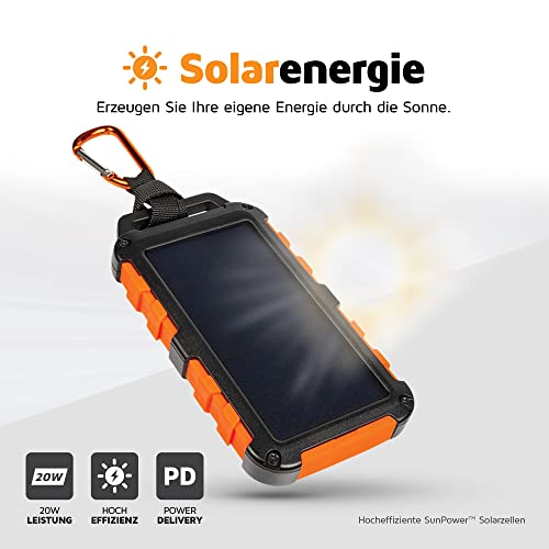 Xtorm-Powerbank Xtorm by A-Solar Solar Ladegerät 10.000 mAh
