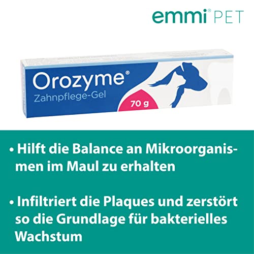 Zahnpflege Katze Emmi-pet emmi® 1x Orozyme Zahnpflege-Gel