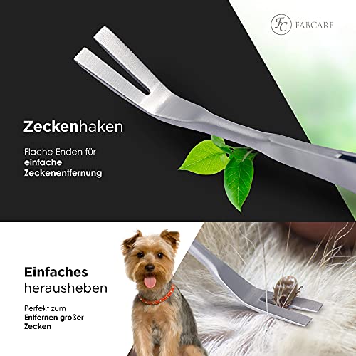 Zeckenhaken FABCARE 2 in 1 Zeckenzange inkl. Etui, E-Book