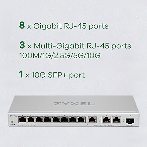 Zyxel-Switch Zyxel Web-Managed Multi-Gigabit Switch mit 12 Ports