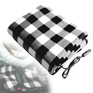 12V-Heizdecke LTSKY Dexian Auto Heizdecken, 12V Polarfleece Autodecke