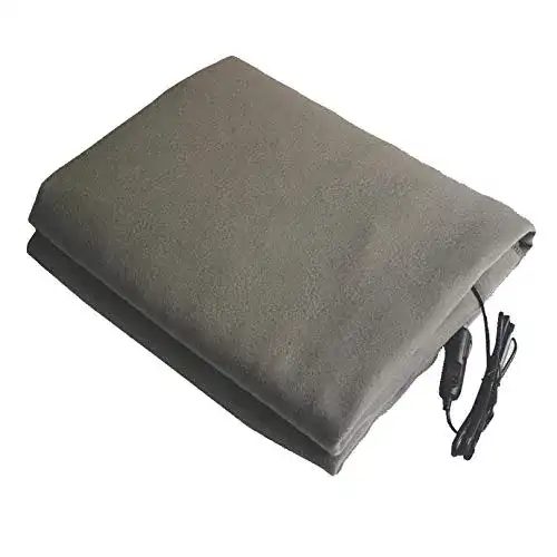 12V-Heizdecke QEPOL Auto elektrische Heizdecke, beheizt 12 Volt Vlies