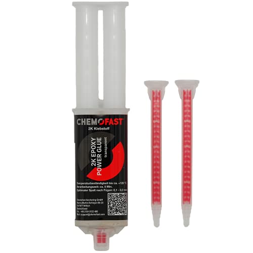 Die beste 2 komponenten kleber chemofast 2k epoxy power glue 2 komponenten epoxidharz kleber Bestsleller kaufen
