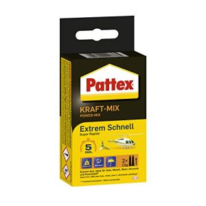 2-Komponenten-Kleber Pattex Kraft-Mix Extrem Schnell, extrem schnell härtender
