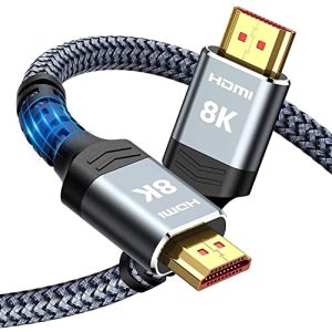 8K-HDMI-Kabel SNOWKIDS HDMI 2.1 Kabel 8K 1M, 2.1 48Gbps Highspeed