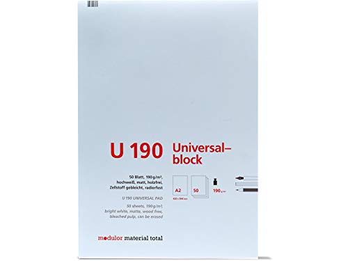 Die beste a2 papier modulor universalblock u190 zeichenblock din a2 mit 50 Bestsleller kaufen