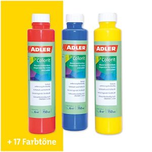 Abtönfarbe ADLER Colorit-AF 501 Wandfarbe 250ml Gelb Volltonfarbe