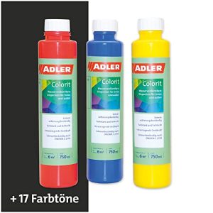 Abtönfarbe ADLER Colorit-AF 510 Wandfarbe 250ml OX-Schwarz