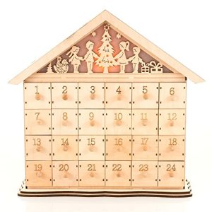 Calendario dell'avvento in legno