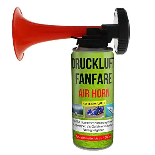 Air-Horn weg-ist-weg.com 2x Druckluftfanfare Air Horn je 210ml