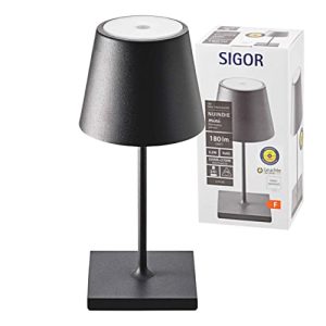 Akku-Tischlampe SIGOR Nuindie Mini – Dimmbare kleine LED Lampe