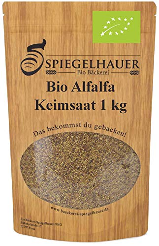 Die beste alfalfasprossen baeckerei spiegelhauer bio alfalfa luzerne keimsaat Bestsleller kaufen