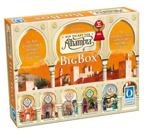 Alhambra-Spiel Queen Games 6037 – Alhambra-Big Box, Spiel des Jahres