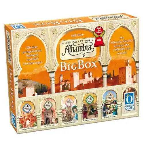 Alhambra-Spiel Queen Games 6037 – Alhambra-Big Box, Spiel des Jahres