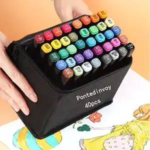 Alkoholmarker Pontedinvoy Permanent Marker Stifte – 40 Farbig