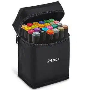 Alkoholmarker RiyaNed 24 Marker Set,Permanent Marker
