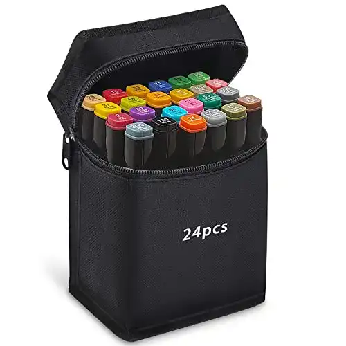 Alkoholmarker RiyaNed 24 Marker Set,Permanent Marker