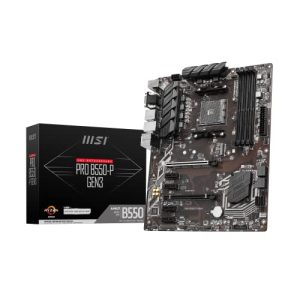 AMD-Mainboard MSI PRO B550-P GEN3 Mainboard ATX, AM4 – AMD Ryzen 5000
