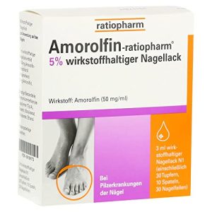 Amorolfin-Nagellack Ratiopharm AMOROLFIN 5% wirkstoffhalt. Nagellack
