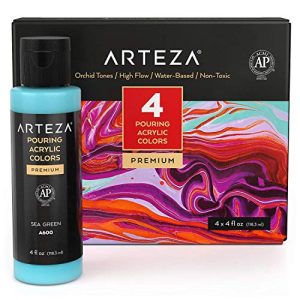 Arteza-Acrylfarben ARTEZA Acrylfarben-Set, 4 Orchideenfarben, 118 ml