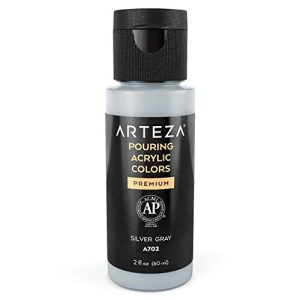 Arteza-Acrylfarben ARTEZA Pouring Acrylfarbe, 60 ml, A002 Silber
