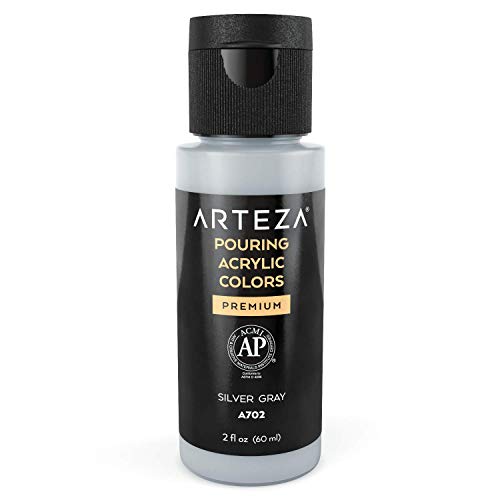 Die beste arteza acrylfarben arteza pouring acrylfarbe 60 ml a002 silber Bestsleller kaufen