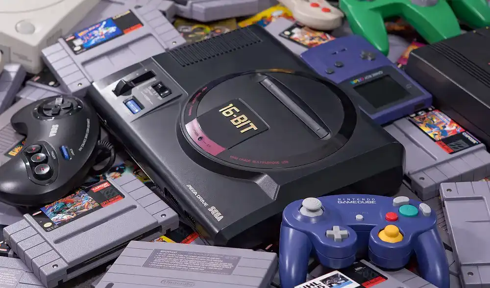 Retro Spielekonsole