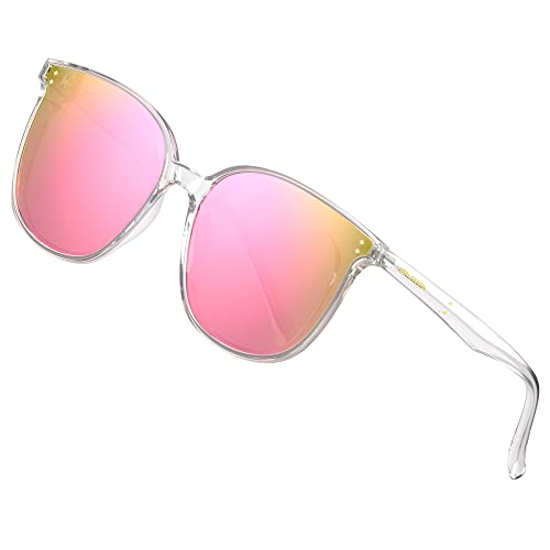 Die beste attcl sonnenbrille attcl damen sonnenbrille rund verspiegelt tr90 Bestsleller kaufen
