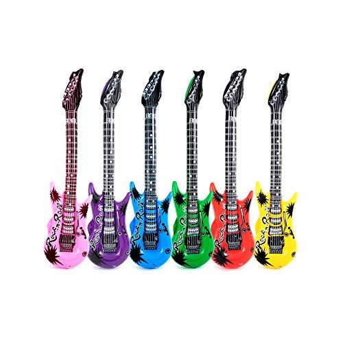 Die beste aufblasbare gitarre sunmondo luftgitarre im set 6 stueck Bestsleller kaufen