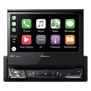 Autoradio mit ausfahrbarem Display