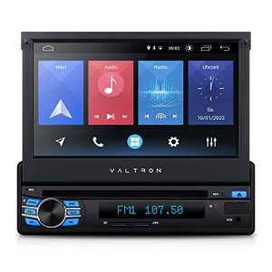 Autoradio mit ausfahrbarem Display VALTRON FX-750HD 1-DIN-Multimedia