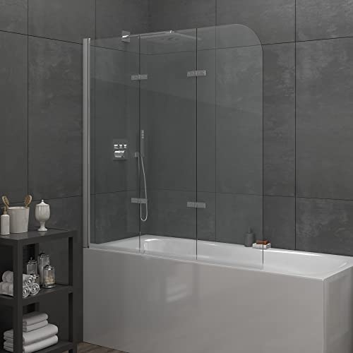 Die beste badewannenaufsatz vilstein duschtrennwand 140x140 3 teilig Bestsleller kaufen