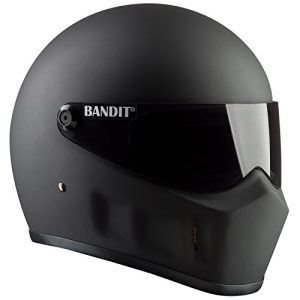 Bandit-Helm Bandit Super Street 2 Helm Schwarz Matt XL (61/62)