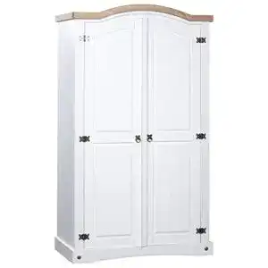 Bauernschrank vidaXL Kiefer Kleiderschrank Mexiko-Stil