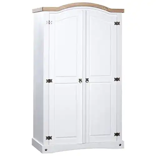 Bauernschrank vidaXL Kiefer Kleiderschrank Mexiko-Stil
