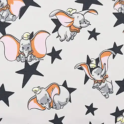 Baumwolljersey Stoffe Werning Lizenzstoff Dumbo Kinderstoffe