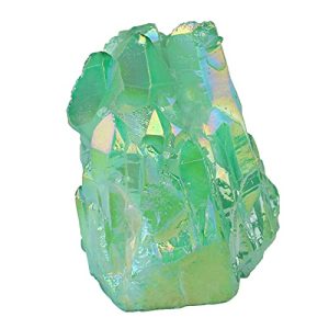 Bergkristall Amogeeli Titanium Coated Natürlicher Rohstein Edelstein