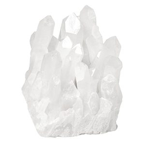Bergkristall Jovivi Edelstein Deko Formlos Druse Titanium Kristall