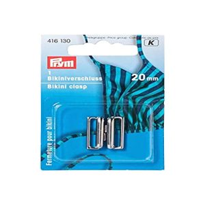 Bikiniverschluss Prym 416130 – Metall silberfarbig 20 mm
