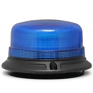 Blaulicht (Auto) D-TECH LED rundumleuchte blau Mit Magnetfuß,12/24V